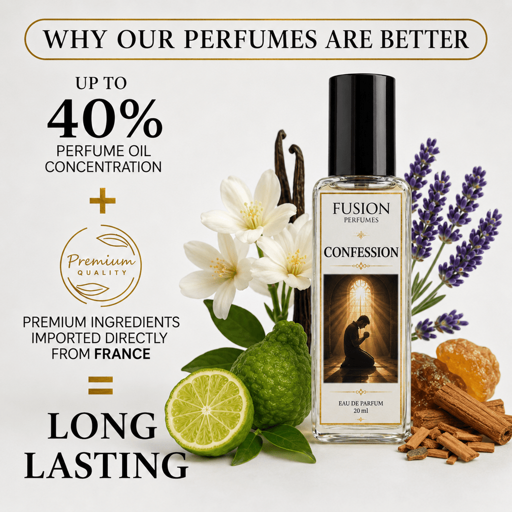 Fusion Perfumes - Confession EDP - 𝐅𝐔𝐒𝐈𝐎𝐍 𝐏𝐄𝐑𝐅𝐔𝐌𝐄𝐒