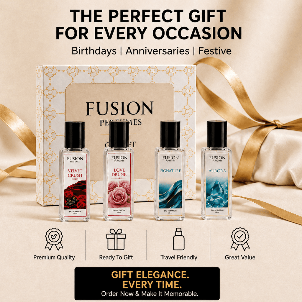 Fusion Perfumes - Gift Set For Women - 𝐅𝐔𝐒𝐈𝐎𝐍 𝐏𝐄𝐑𝐅𝐔𝐌𝐄𝐒