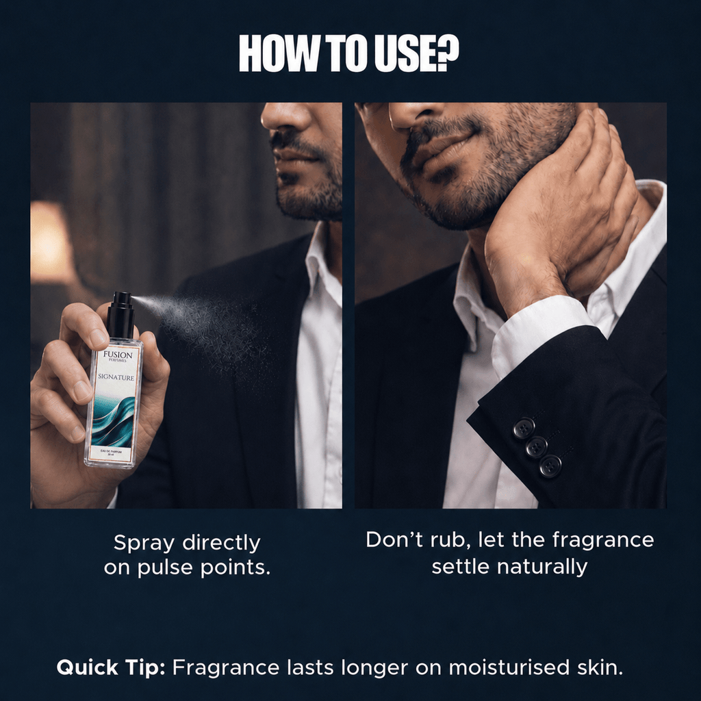 Fusion Perfumes - Signature EDP - 𝐅𝐔𝐒𝐈𝐎𝐍 𝐏𝐄𝐑𝐅𝐔𝐌𝐄𝐒