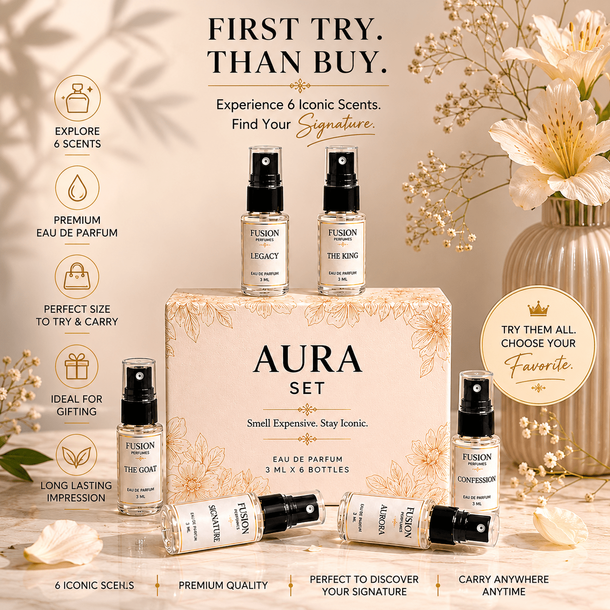 Fusion Perfumes - The Aura Set - 𝐅𝐔𝐒𝐈𝐎𝐍 𝐏𝐄𝐑𝐅𝐔𝐌𝐄𝐒
