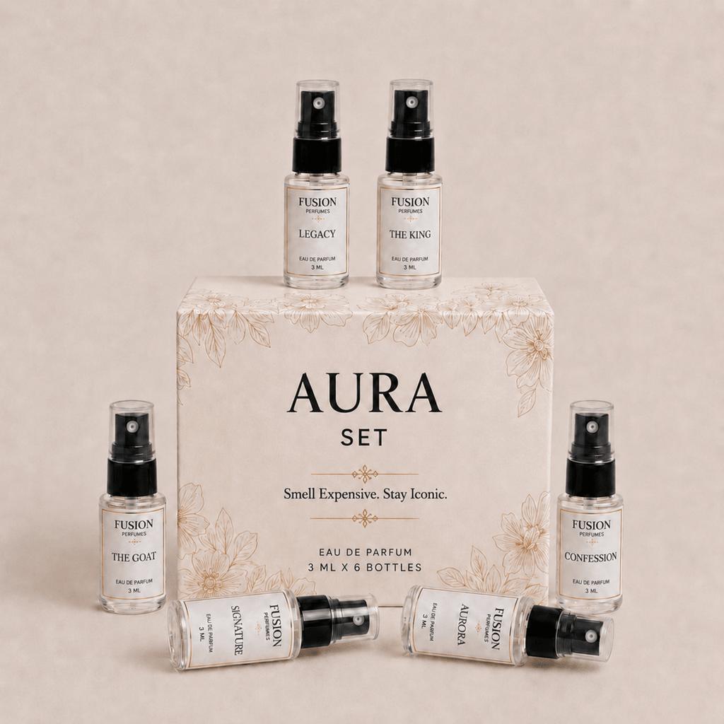 Fusion Perfumes - The Aura Set - 𝐅𝐔𝐒𝐈𝐎𝐍 𝐏𝐄𝐑𝐅𝐔𝐌𝐄𝐒
