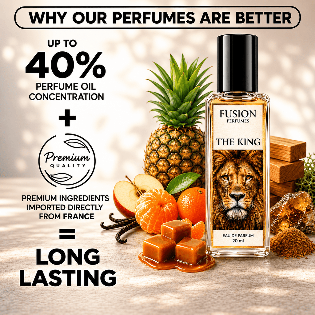 Fusion Perfumes - The King EDP - 𝐅𝐔𝐒𝐈𝐎𝐍 𝐏𝐄𝐑𝐅𝐔𝐌𝐄𝐒